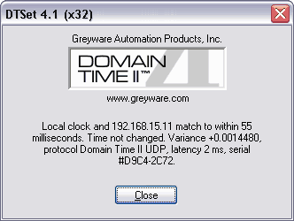 DTSet Confirmation Dialog